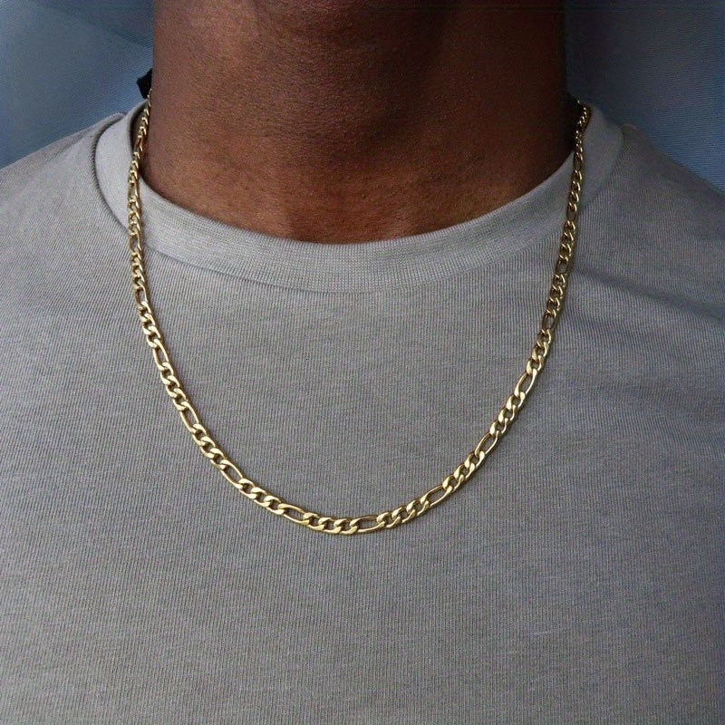 hot selling mens long chain necklace hip hop trendy cool handsome sweater chain simple and versatile jewelry details 0