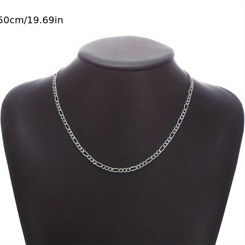 hot selling mens long chain necklace hip hop trendy cool handsome sweater chain simple and versatile jewelry details 3