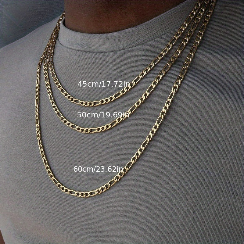 hot selling mens long chain necklace hip hop trendy cool handsome sweater chain simple and versatile jewelry details 4