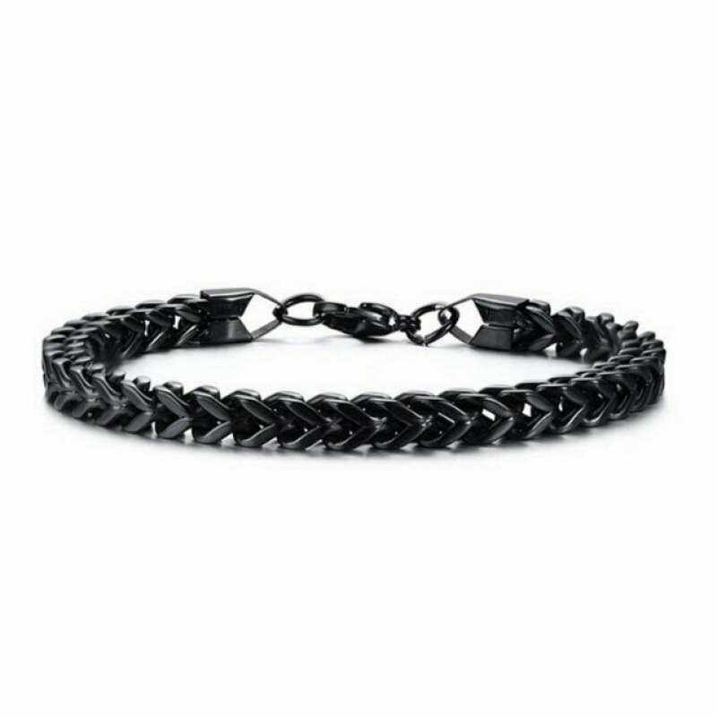 titanium steel mens bracelet stainless steel jewelry personality gift mens bracelet details 2