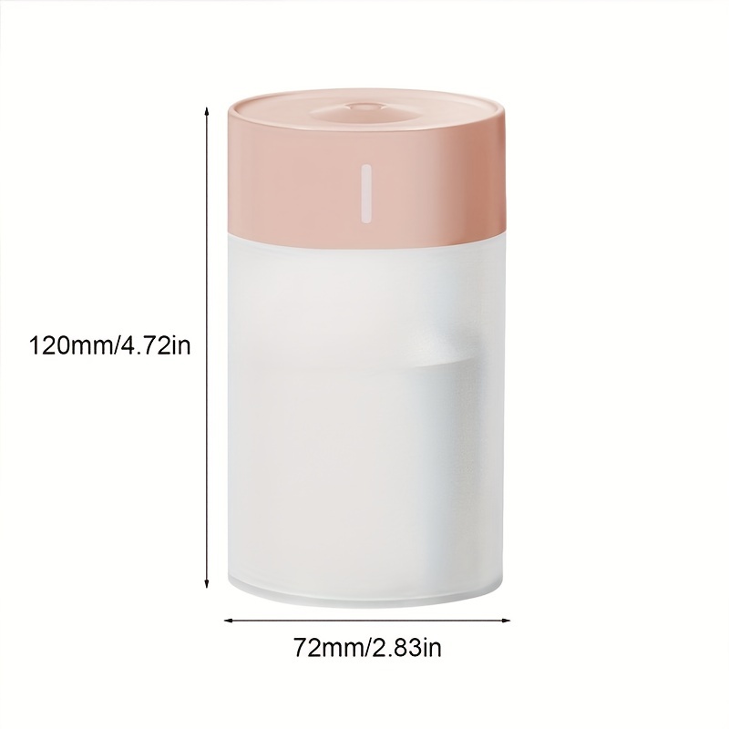 cute aroma diffuser with night light and cold mist for home car and plants improves air quality and freshens room details 0