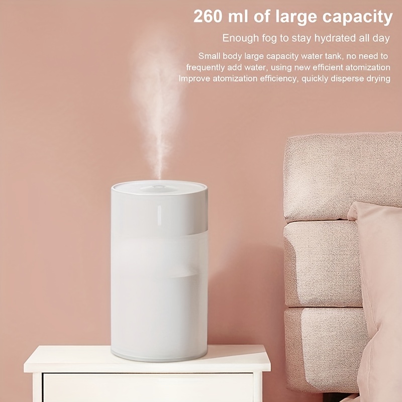 cute aroma diffuser with night light and cold mist for home car and plants improves air quality and freshens room details 1