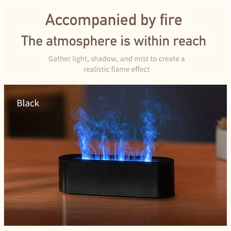 seven-color flame usb-150ml seven color flame usb aromatherapy humidifier with timing function and automatic power off details 1