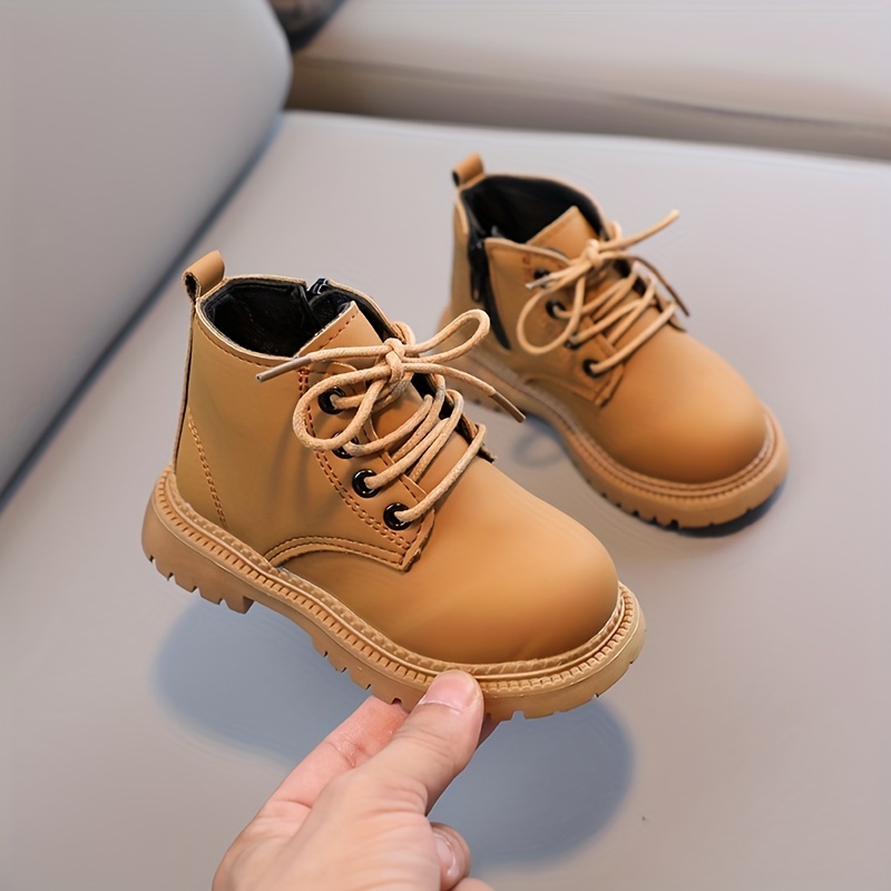 vintage cool boots for boys kids comfortable non slip boots with zipper for indoor outdoor travel spring and autumn details 3