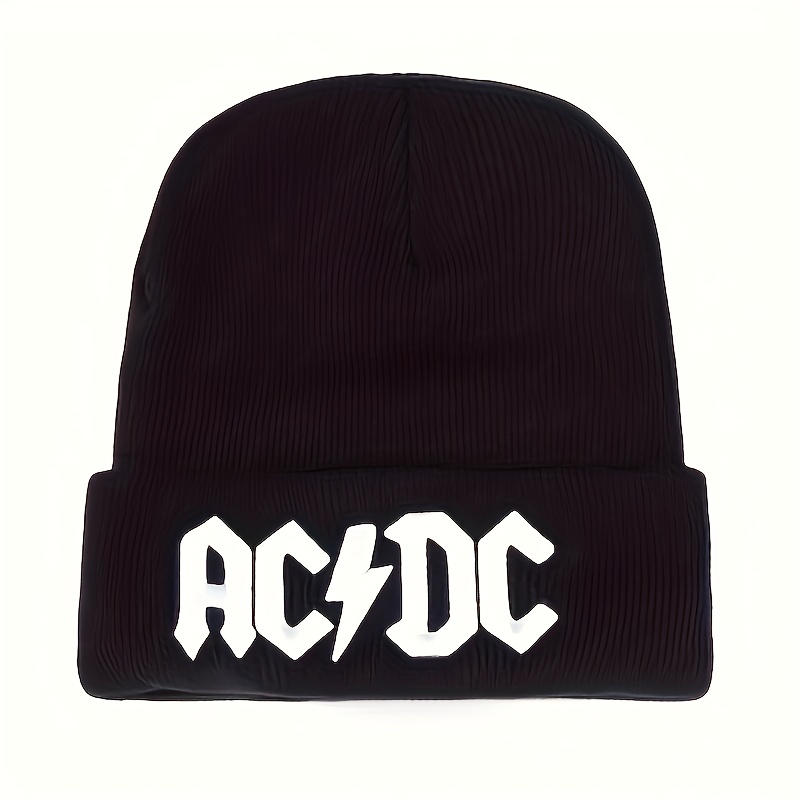 letter embroidery graphic beanie unisex solid color couple beanies elastic skull cap winter warm ski hats for women men details 3