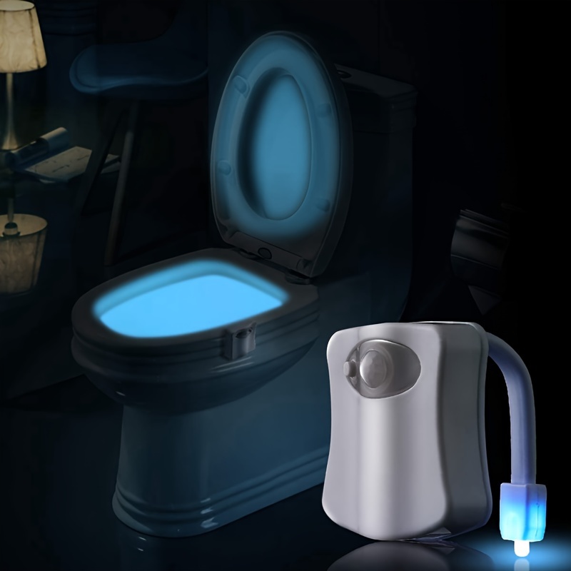 smart pir 8 colors motion sensor toilet seat night light waterproof for toilet luminaria lamp hanging type wc toilet details 1