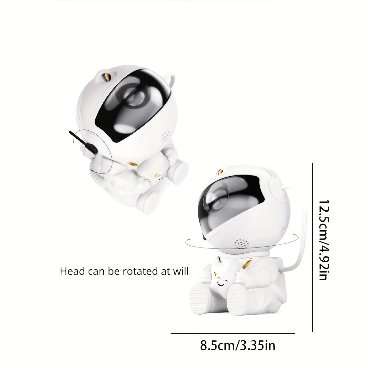 1pc usb astronaut sky projection light create a magical starry atmosphere in any room details 0