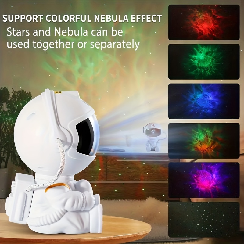 1pc usb astronaut sky projection light create a magical starry atmosphere in any room details 6