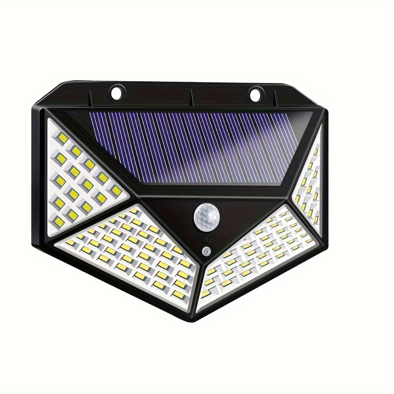 100led induction light solar charging courtyard wall light on all sides of the human body induction wall light outdoor light details 6