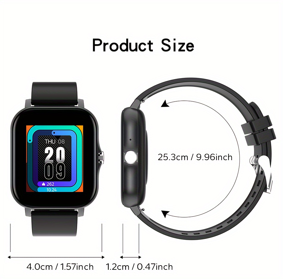 2023 new mens and womens sports smart watch gift counting calories step caloric call information prompt multi function smart watch wireless connection is applicable to android ios phone details 8