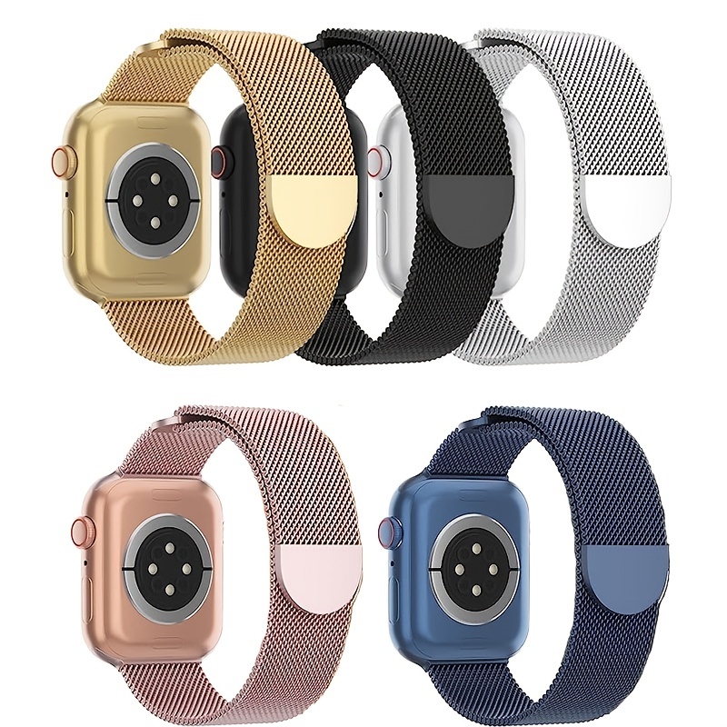 upgrade your watch with a stylish milanese band compatible with series 8 7 6 5 4 3 2 1 se 38 40 41 42 44 45 49mm details 1